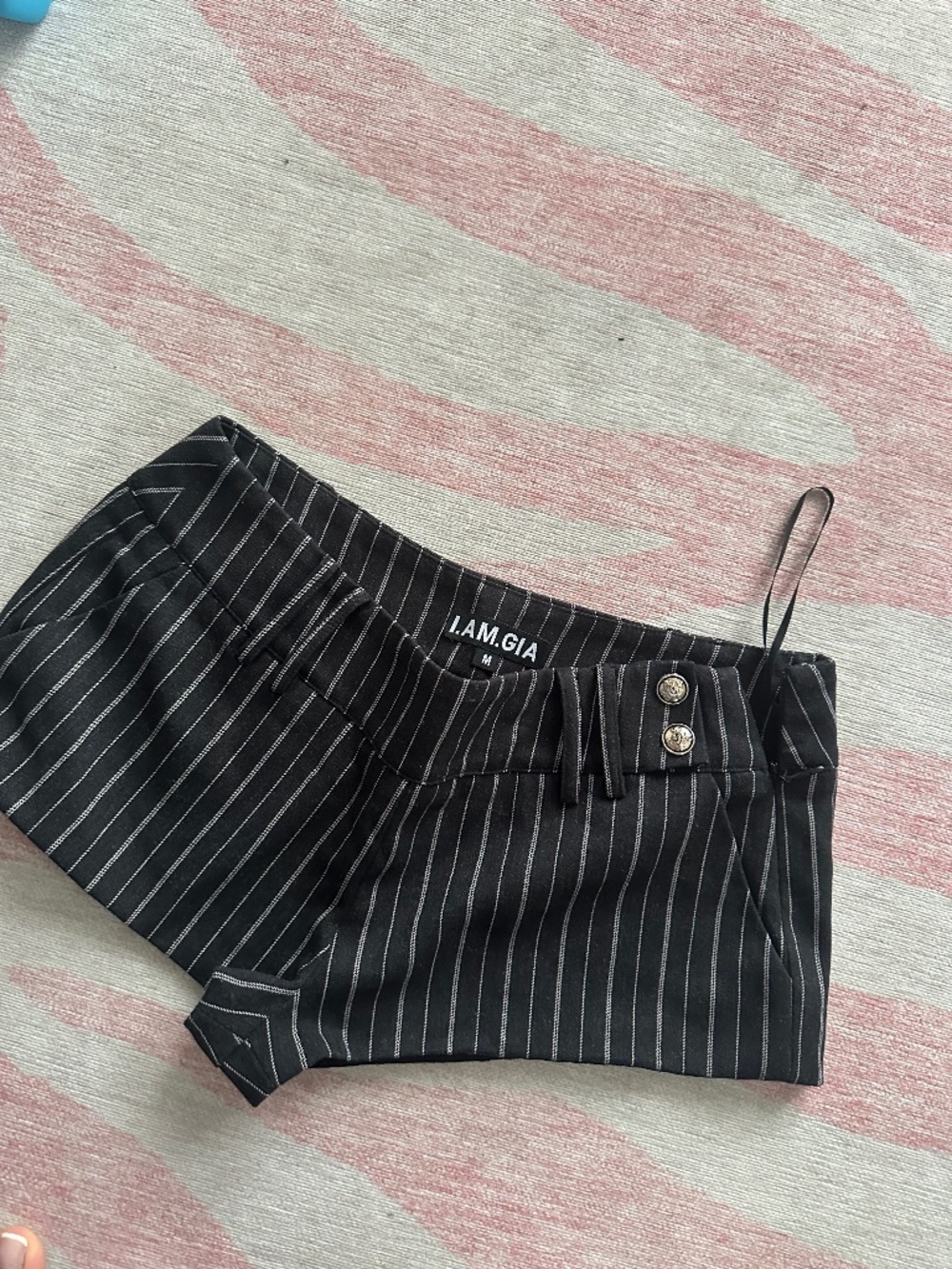 I.AM.GIA Mini pinstripe Shorts